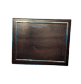 Cherry Document Plaque - Silver Frame