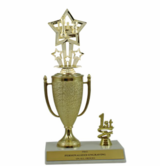 Chess 1st, 2nd and 3rd Place Award Cup Trophy