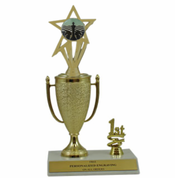 Chess 1st, 2nd and 3rd Place Award Cup Trophy with Insert - Click to enlarge