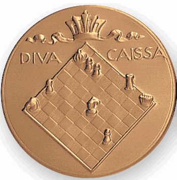 Chess Board Medal Insert - Click to enlarge