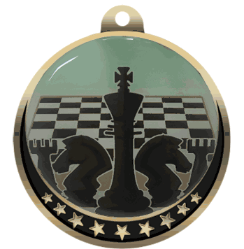 Chess Insert Medal - Click to enlarge