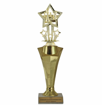 Chess Star Column Trophy - Click to enlarge