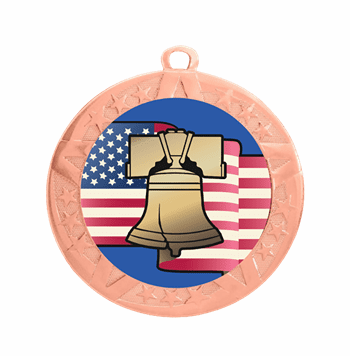 Citizenship Excellence Medal - Bronze Frame, 2 3/4" - Click to enlarge