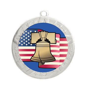 Citizenship Excellence Medal - Silver Frame, 2 3/4" - Click to enlarge