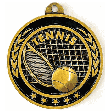 Classic Antique Gold Medal: Tennis - Click to enlarge