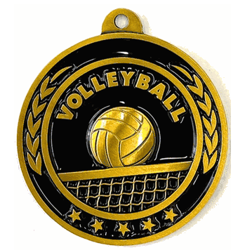 Classic Antique Gold Medal: Volleyball - Click to enlarge