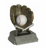 Classic Line Baseball Glove Trophy