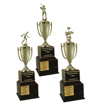 Classic Perpetual Trophies with Figure - Click to enlarge