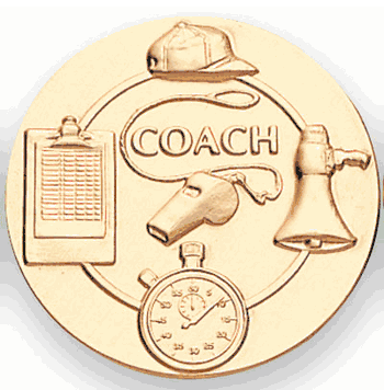 Coach Litho Medal Insert - Click to enlarge