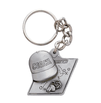 Coach Pewter Key Chains - Click to enlarge