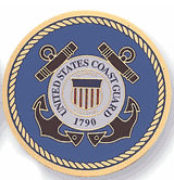 Coast Guard Medal Insert (Etched)