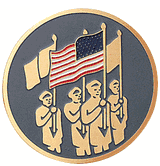 Color Guard Male Medal Insert (Etched)
