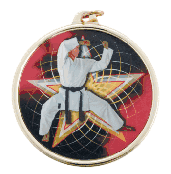 Color Karate Medals (2 3/16 Inch) - Click to enlarge
