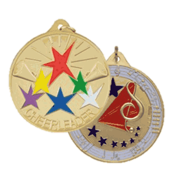 Color Medals (2 1/2") - All Sports Subjects - Click to enlarge