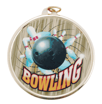 Color Medals (2 3/16 Inch) - Bowling - Click to enlarge