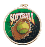 Color Medals (2 3/16 Inch) - Softball