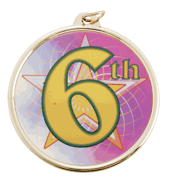 Color Medals - 6th Place - Click to enlarge