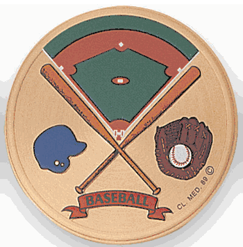 Colorful Baseball Medal Insert (497658) - Click to enlarge