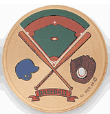 Colorful Baseball Medal Insert (497658)