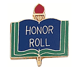 Colorful Honor Roll Lapel Pins