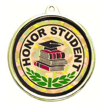 Colorful Honor Student Medal - Click to enlarge
