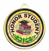Colorful Honor Student Medal
