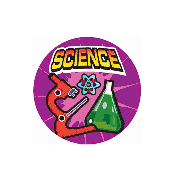 Colorful Science Motivational Stickers - Click to enlarge
