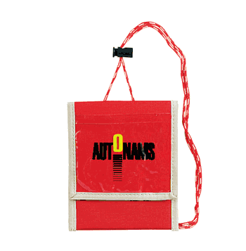 Convention Wallets & Badge Holders - Red - Click to enlarge