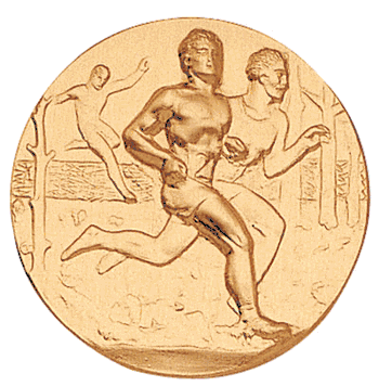Cross Country Male Litho Medal Insert - Click to enlarge