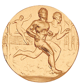 Cross Country Male Litho Medal Insert
