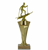 Cross Country Skiing Star Column Trophy