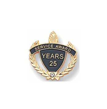 Crystal Rhinestone Service Lapel Pins - Click to enlarge