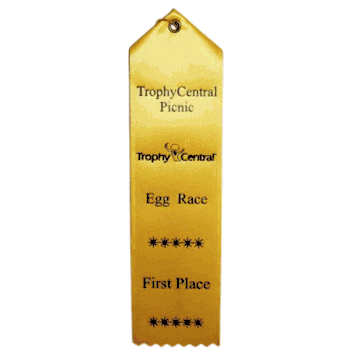 Custom Designed Ribbons with Event Card - Click to enlarge