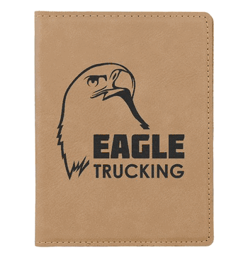 Custom Leatherette Passport Holder - Click to enlarge