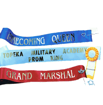 Custom Pageant Sashes (Child Sizes) - Click to enlarge
