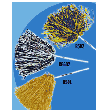 Custom Rooter Poms - Click to enlarge