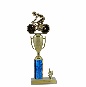 Elite Cycling 1st, 2nd and 3rd Place Award Cup & Column Trophy - Click to enlarge