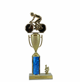 Elite Cycling 1st, 2nd and 3rd Place Award Cup & Column Trophy