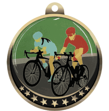 Cycling Insert Medal - Click to enlarge