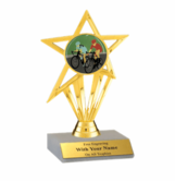 Cycling Participation Insert Trophy