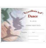 Dance Certificate