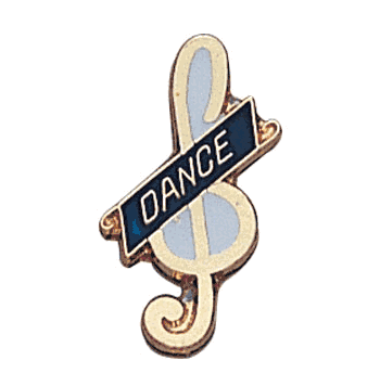 Dance Clef Pins - Click to enlarge
