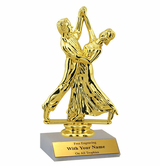 Dance (Couples) Participation Trophy with Marble Base