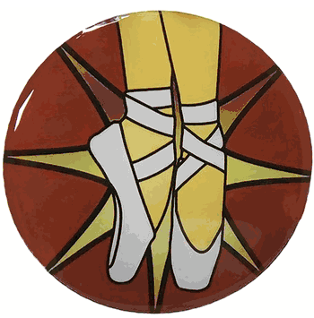 Dance - 2" Epoxy Insert - Click to enlarge