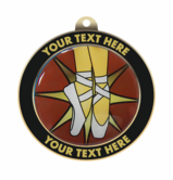 Dance Insert Medal with Personalized Rim