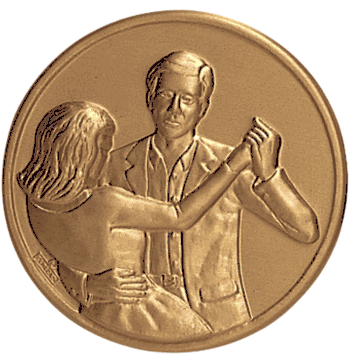 Dance (Modern) Litho Medal Insert - Click to enlarge