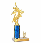 Dance Trophy with Place Trim (1st, 2nd, or 3rd)