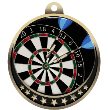 Darts Insert Medal - Click to enlarge