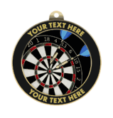 Darts Insert Medal with Personalized Rim