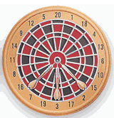 Darts Litho Medal Insert